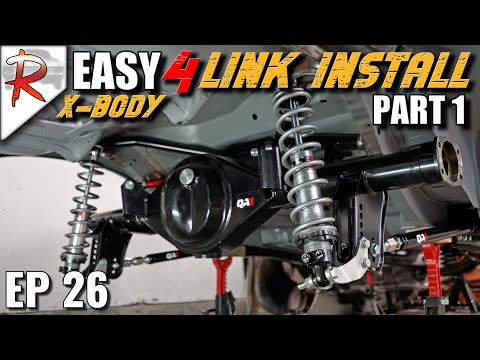 QA1 4-Link Rear End Install on a Classic Muscle Car Part 1 | EP 26 RUSTORATIONS 1972 Nova