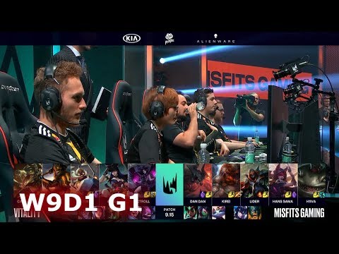 Vitality vs Misfits | Week 9 Day 1 S9 LEC Summer 2019 | VIT vs MSF W9D1
