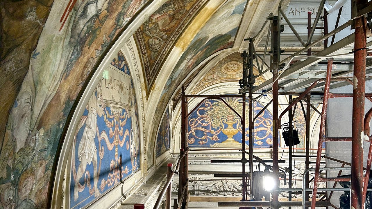 Alla scoperta del Cantiere di Restauro del Palazzo Comunale di Montecatini Terme.