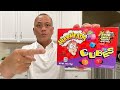 ASMR WARHEADS CUBES SOUR SWEET FRUITY CANDY 6 FLAVORS AND EATING SOUNDS FULL VIDEO Asmr