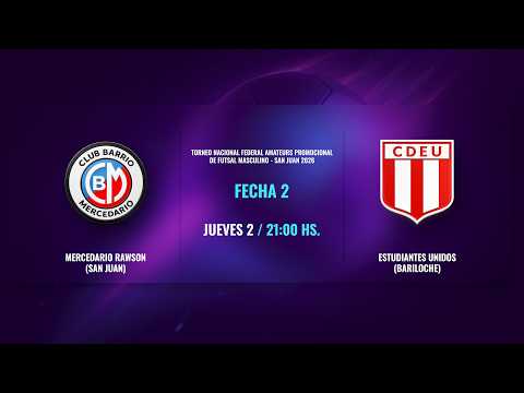 TFAM Futsal - San Juan 2026 - F2 - Mercedario Rawson (San Juan) vs Est. Unidos (Río Negro)