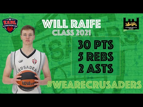 Will Raife Full Game - Class 2021 - #25 White EABL v JMA