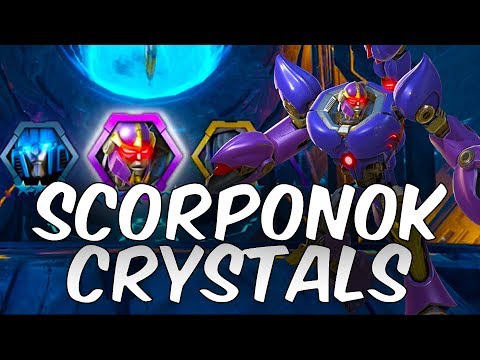 EPIC 5 STAR SCOPONOK CRYSTAL OPENING! 5 STAR PULL! - Transformers: Forged To Fight