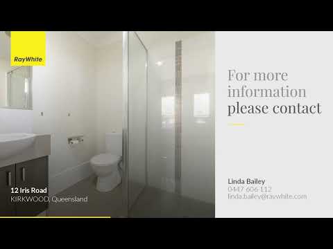 12 Iris Road, Kirkwood, QLD 4680, 4房, 2浴, 独立屋