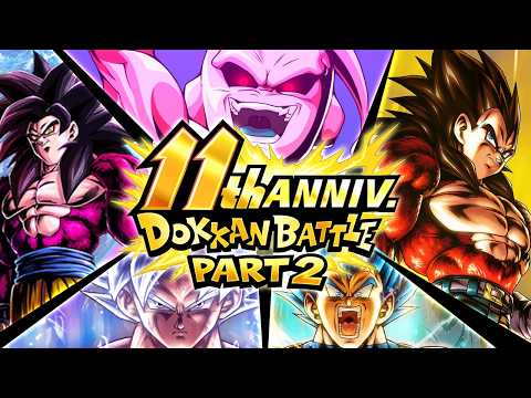 11TH ANNIVERSARY PART 2 LR REVEALS!!!! (DBZ: Dokkan Battle)