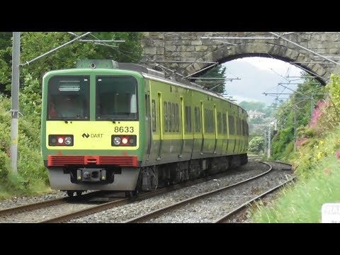 Irish Rail 8520 Class Dart Train 8633 - Killiney Station, Dublin