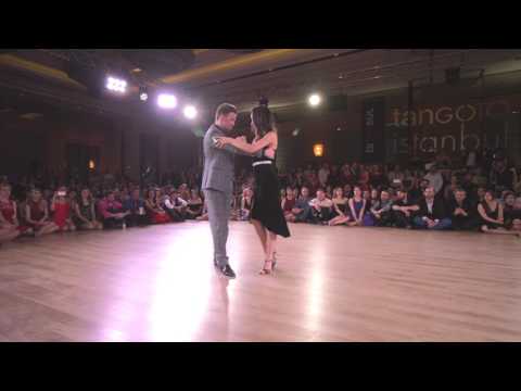  Dmitry Vasin  and  Sagdiana Hamzina  are  dancing  to  the  tango  "  Bomboncito  "  by  Fulvio Salamanca  at  TanGO TO Istanbul  in  2017