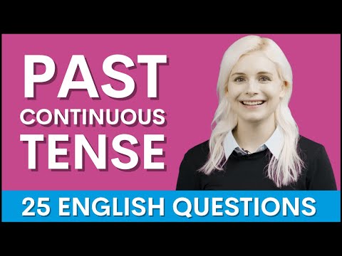 25 Past Continuous Tense English Grammar Interview