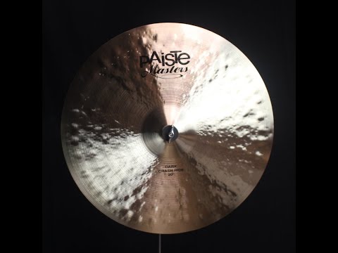 Paiste 20" Masters Dark Crash Ride - 1803g (video demo) Bild 2
