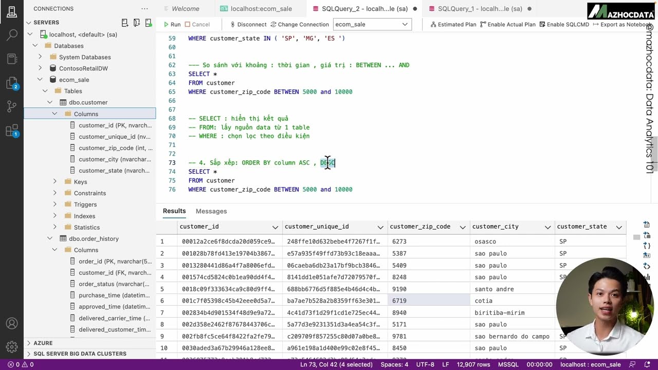Video Chủ động xử lý Data với SQL