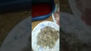 صنيه الكوسه بالفراخ تحفه ومعاها، بطاطس سريعه رووعه