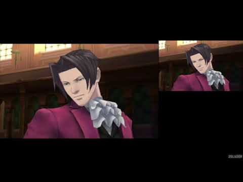 Edgeworth in Professor Layton vs. Phoenix Wright but with a Cadenza cover