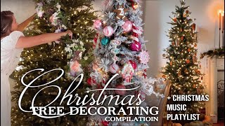 Christmas Tree Decorating Compilation 🎄Christmas Tree Decorating Ideas Videos YouTube
