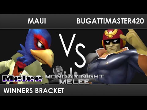 MNM 343 - Winners Bracket - Maui (Falco) VS BugattiMaster420 (Captain Falcon) - SSBM Melee
