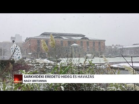 Sarkvidéki eredetű hideg és havazás Nagy-Britanniában