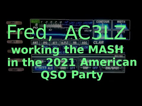 2021 NA QSO Party – a CRAZY Pileup on a Friend