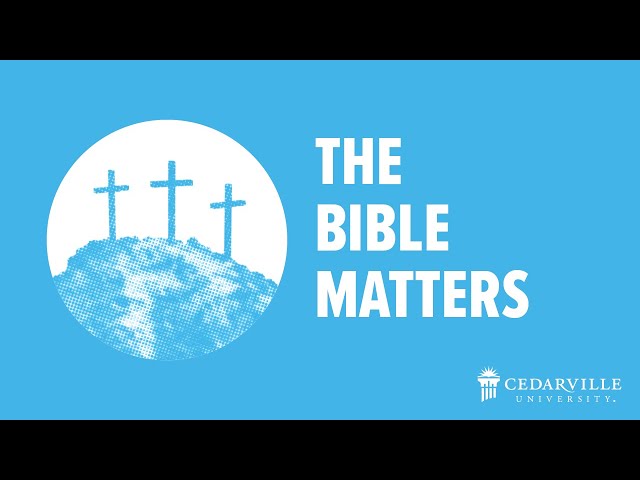 Thumbnail for video titled: The Bible Matters