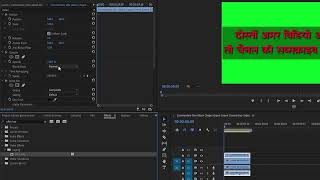 Green Screen Tutorial || How to Remove Green Screen In Premiere Pro|| Premiere pro Tutorial In Hindi