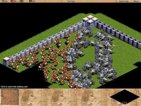 Age of Empires Expansion Insane Wars Max Scythe Chariots Versus Max Calvary  2018