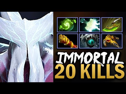 Faceless Void Gameplay with 20 Kills and Skadi - Road to Dota 2 7.40