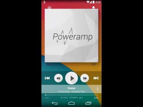 Skin for Poweramp Flat Video