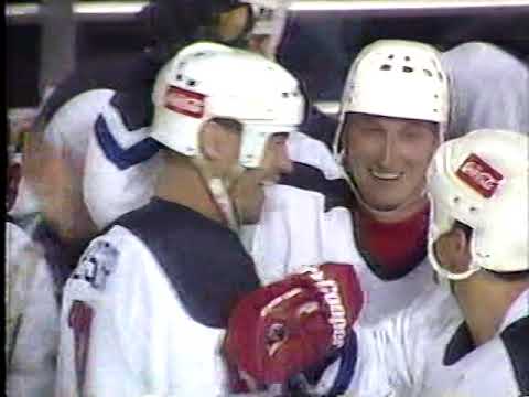 Gretzky 99 All-Stars exhibition shootout vs Detroit Vipers (IHL)