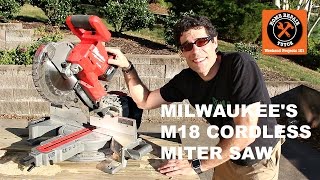 The New M18 10" Milwaukee Cordless Miter Saw