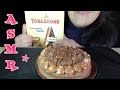 EATING CHOCOLATE CAKE TOBLERONE ASMR EATING