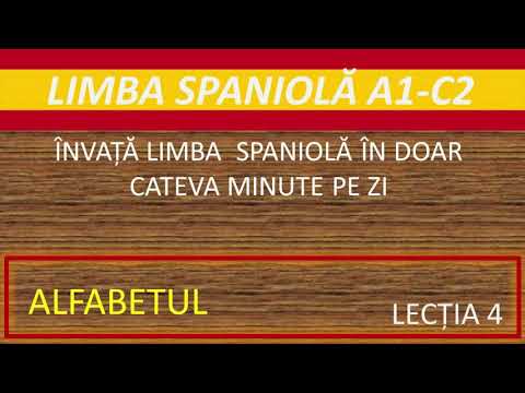 Alfabetul in Limba Spaniola // Cum pronuntam literele in Limba Spaniola // Curs Limba Spaniola #4