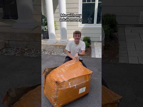 Opening my crazy spinning tube😏 w Carter Kench #shorts