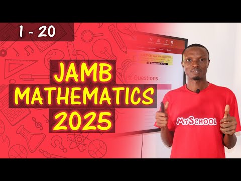 JAMB CBT Mathematics 2025 Past Questions 1 - 20