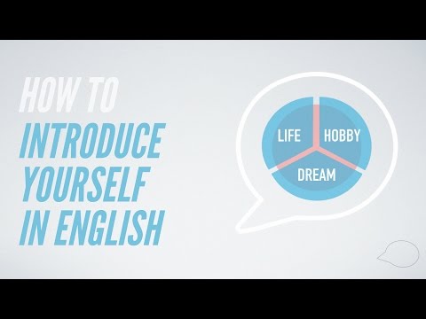 How to Introduce yourself in English