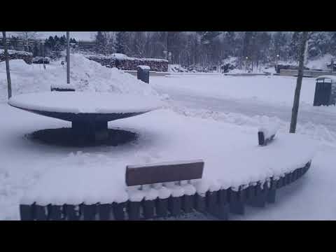 Snowfall Days in Flemingsberg | Walking Around Karolinska & Södertörn in Stockholm