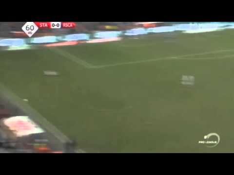 Steven Defour bad Red Card Standard Liège vs Anderlecht 25-01-2015