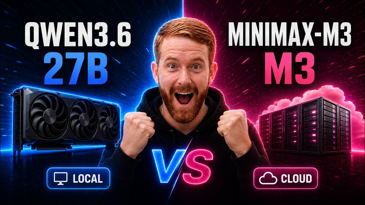 MiniMax-M3 vs Qwen3.6 27B | Local vs Cloud Head to Head