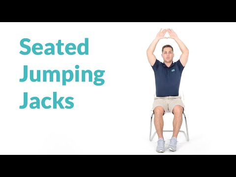 Seated Jumping Jacks Chair Exercise