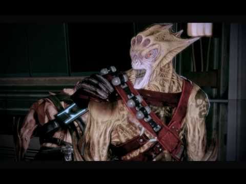 "Mass Effect 2", HD walkthrough on Insanity, Part 5 - Omega explore + Dossier:The Professor ,1/3