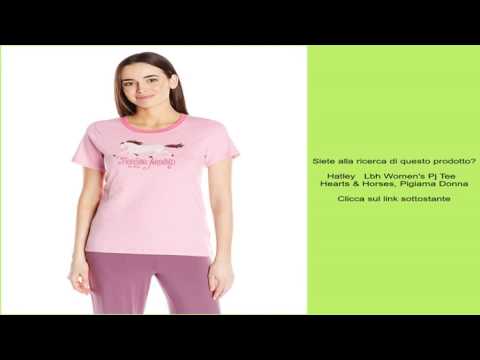 Hatley   Lbh Women's Pj Tee   Hearts & Horses, Pigiama Donna