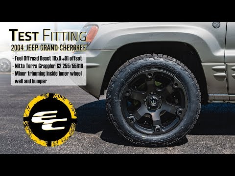 Test Fitting - 2004 Jeep Grand Cherokee w/ 18" Fuel Beast & 29" Nitto Terra Grappler G2