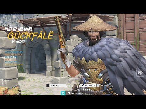 POTG! GALE SOLDIER 76 +MCCREE GAMEPLAY OVERWATCH SEASON 28 TOP 500
