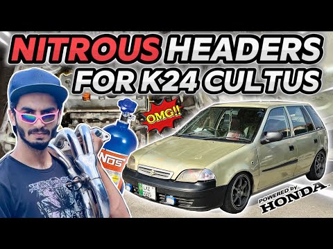 Nitrous Headers For K24 Suzuki Cultus 😍 7 Days Challange Update 🔥 TEAM-4K