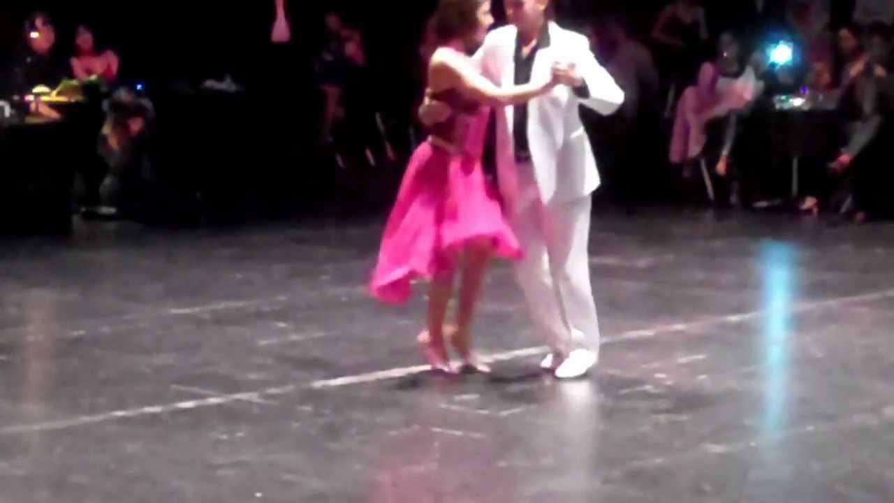 Gustavo Rosas and Gisela Natoli performing at the New Zealand Tango Festival 2012