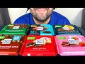 ASMR RITTER SPORT CHOCOLATE PARTY MUKBANG EATING SOUNDS EATING SHOW