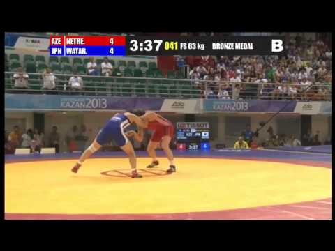 Kazan-2013 / Irina Netreba (AZE) - Rio Vatari (JPN) - bronze medal match