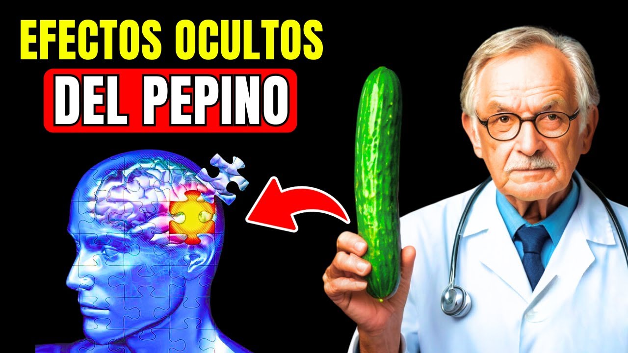 MUCHOS COMEN PEPINOS, pero el 99% DESCONOCE sus EFECTOS sobre el ORGANISMO