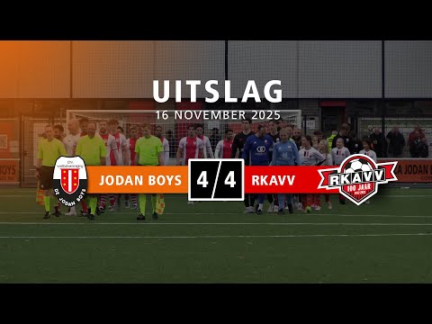 Jodan Boys - RKAVV 4 - 4