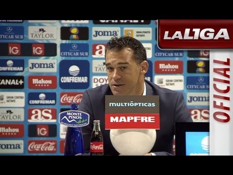 Rueda de Prensa de Plaza tras el Getafe CF (1-2) Rayo Vallecano - HD