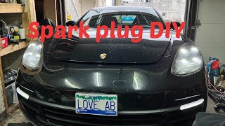 2018 Porsche Panamera 4 spark plug DIY