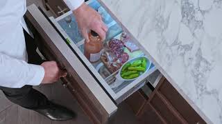 Monogram Monogram 24" Panel-Ready Double-Drawer Refrigerator Panel Ready ZIDI240HII Picture