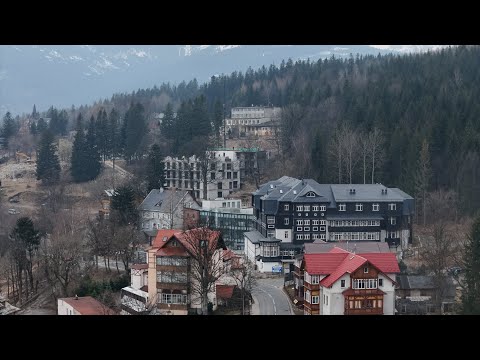Soaring over #Karpacz, Poland. Drone view 🍀 mountains from above #djiair3